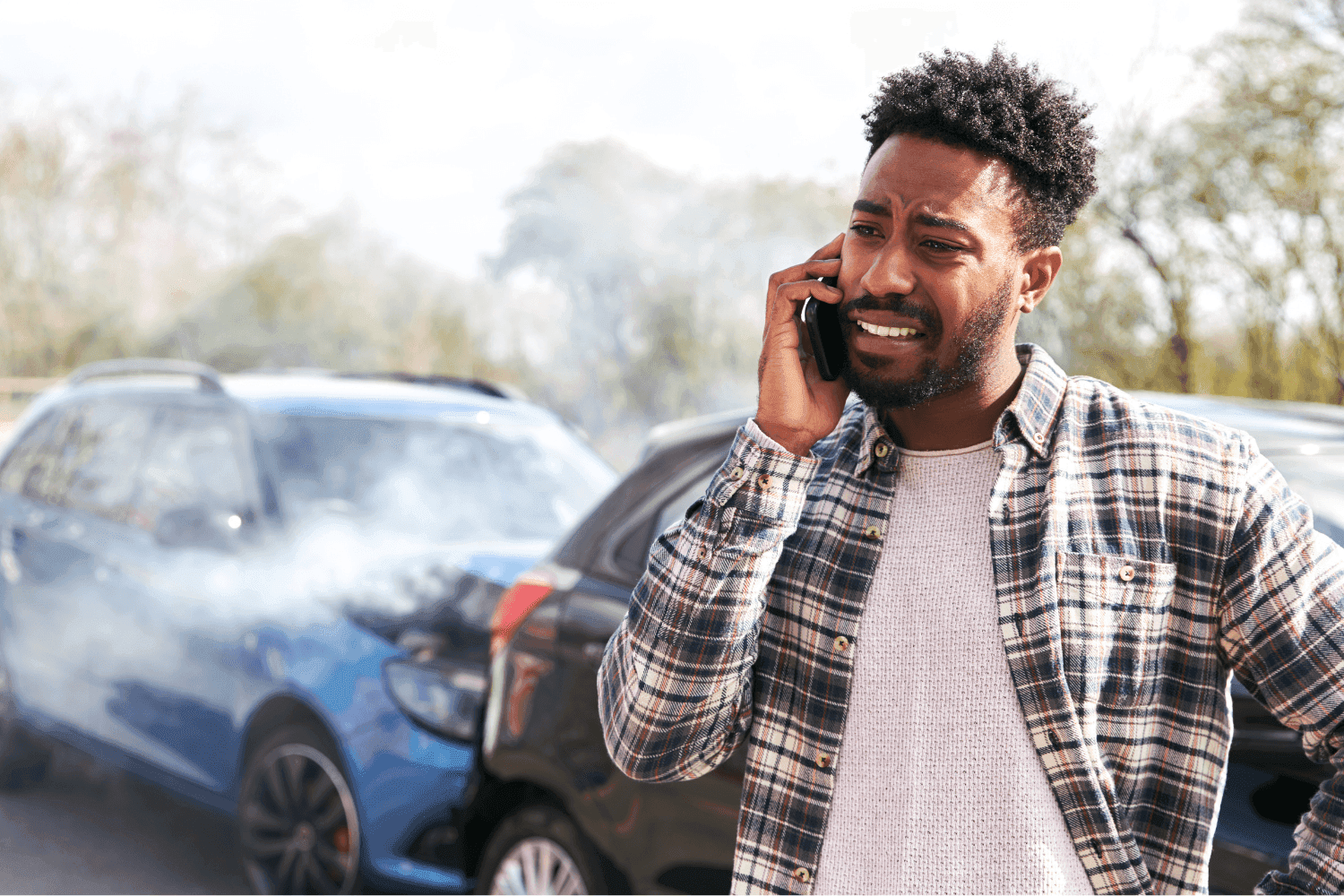 Direct contact na auto-aanrijding