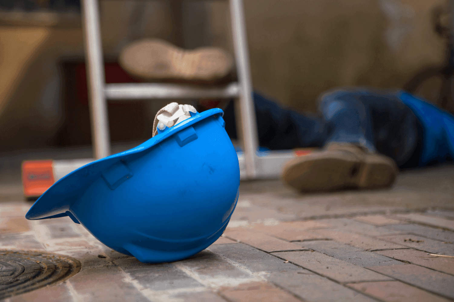 Werknemer met letsel na ongeval op werkvloer