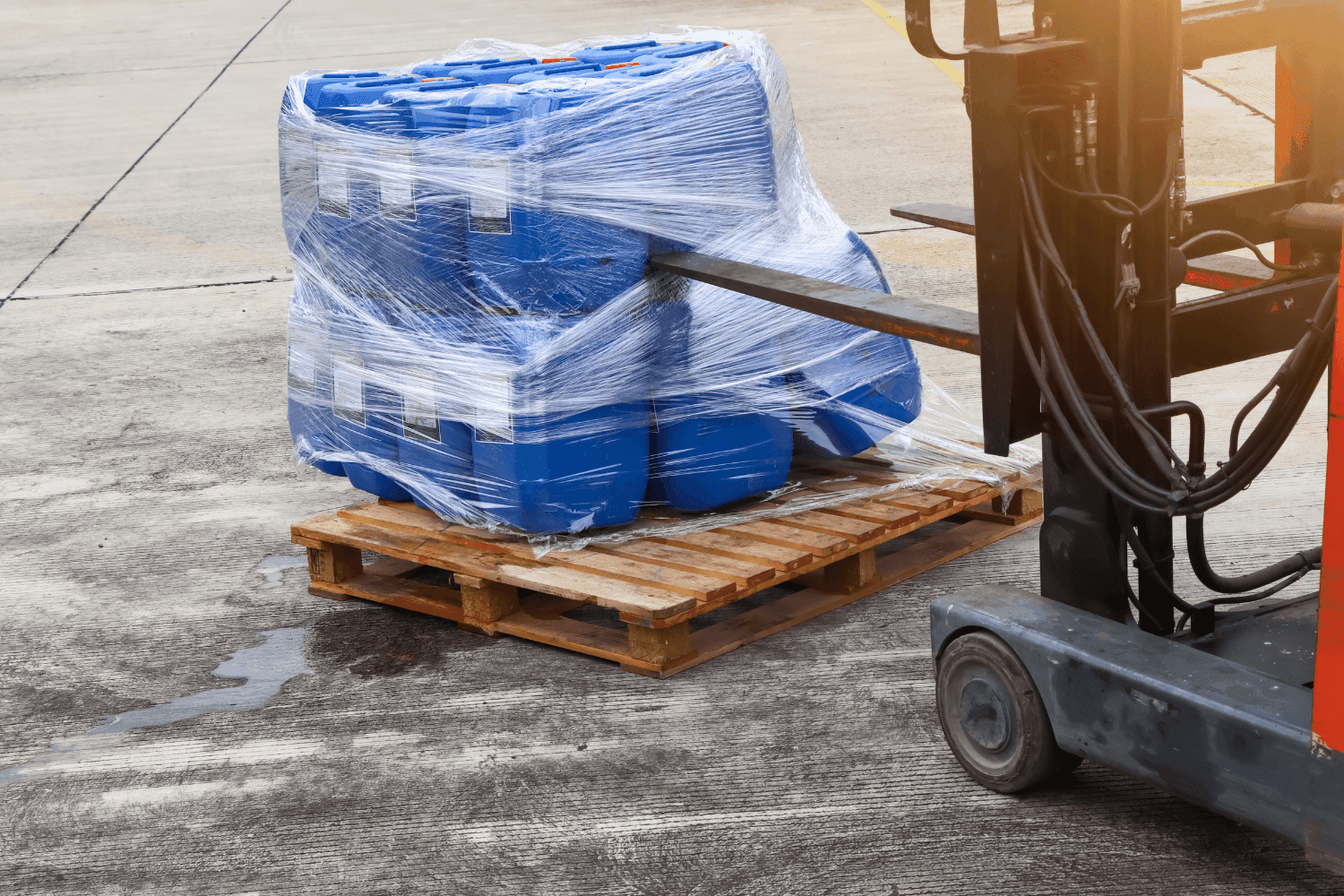 ongeval met heftruck